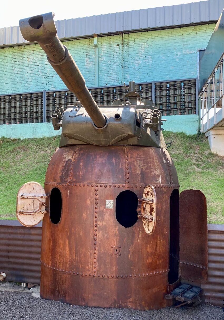 CENÁRIO CASA MATA COM A TORRE DO BLINDADO M41